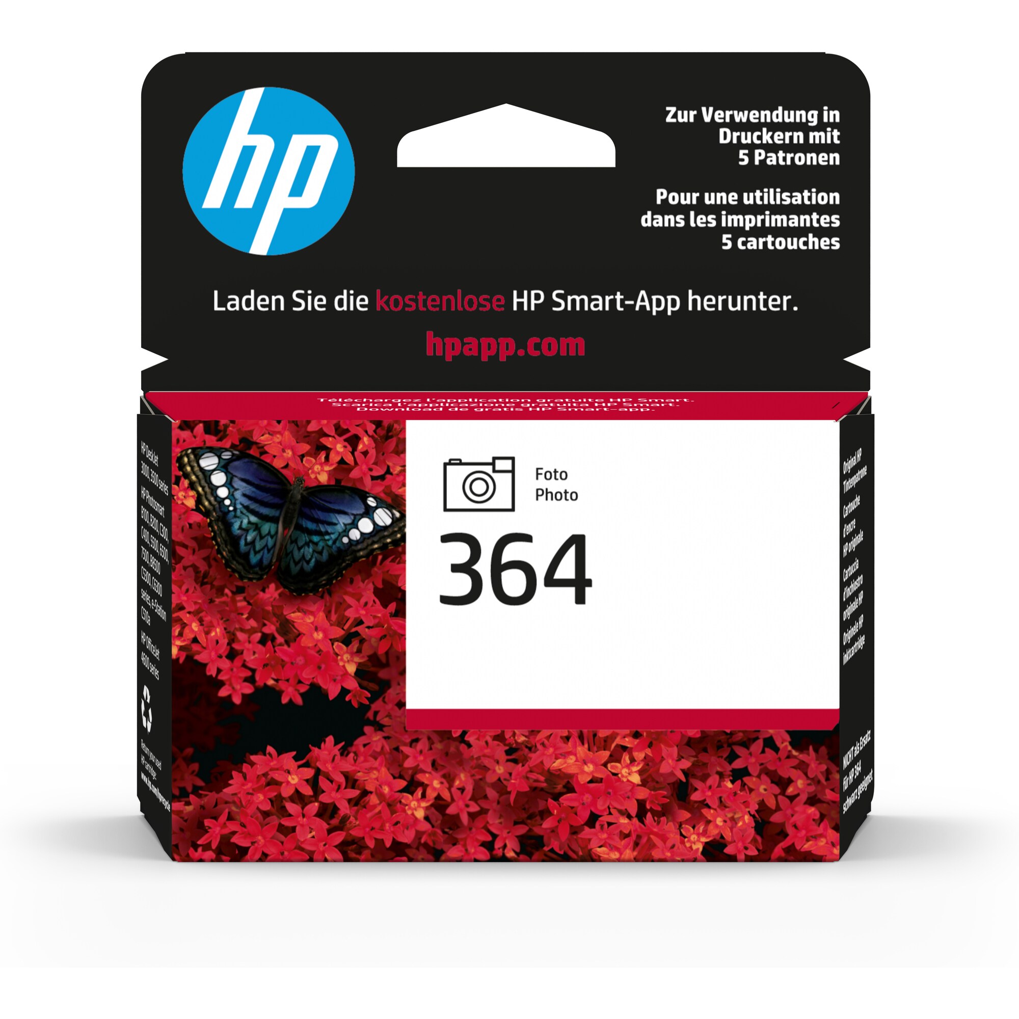 HP 364 Photo Ink Cart, 3 ml, CB317EE (CB317EE#BA3)