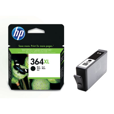 HP 364XL Black Ink Cart, 18 ml, CN684EE (CN684EE#BA3)