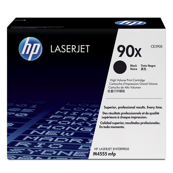 HP 90X Black LJ Toner Cart, CE390X (24,000 pages)