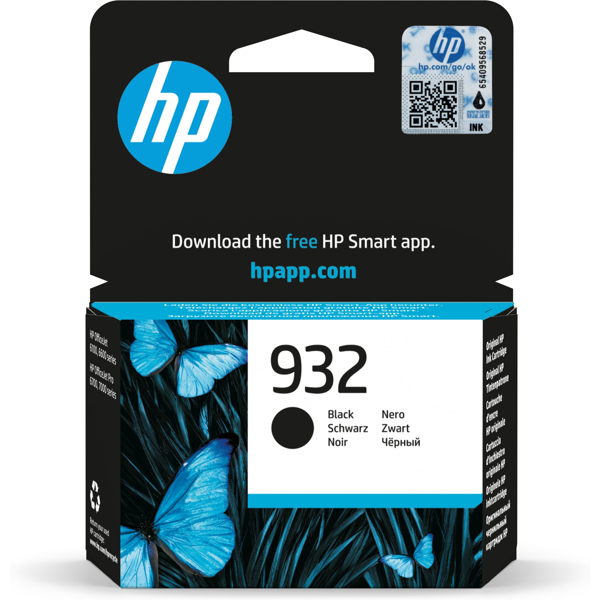 HP 932 originální inkoustová kazeta černá CN057AE