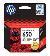 HP 650 Tri-color Ink Cart, 5 ml, CZ102AE (CZ102AE#BHK)