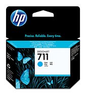 HP 711 Cyan DJ Ink Cart, 29 ml, CZ130A