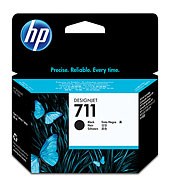 HP 711 Black DJ Ink Cart, 80 ml, CZ133A