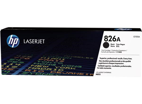 HP 826A Black LJ Toner Cart, CF310A (29,000 pages)