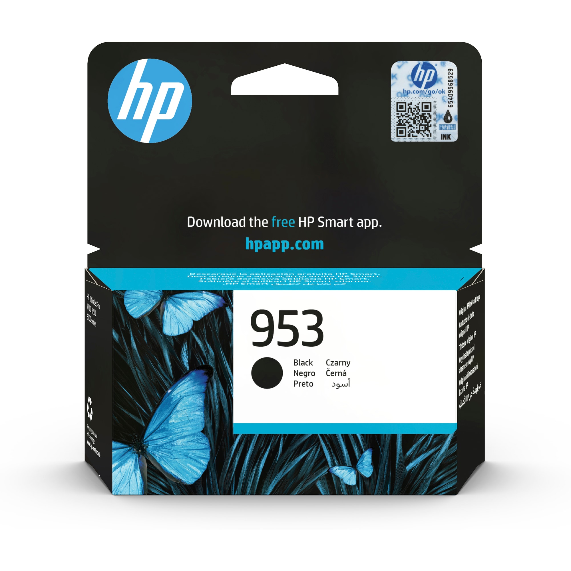 HP 953 Black Original Ink Cartridge (L0S58AE#BGY)