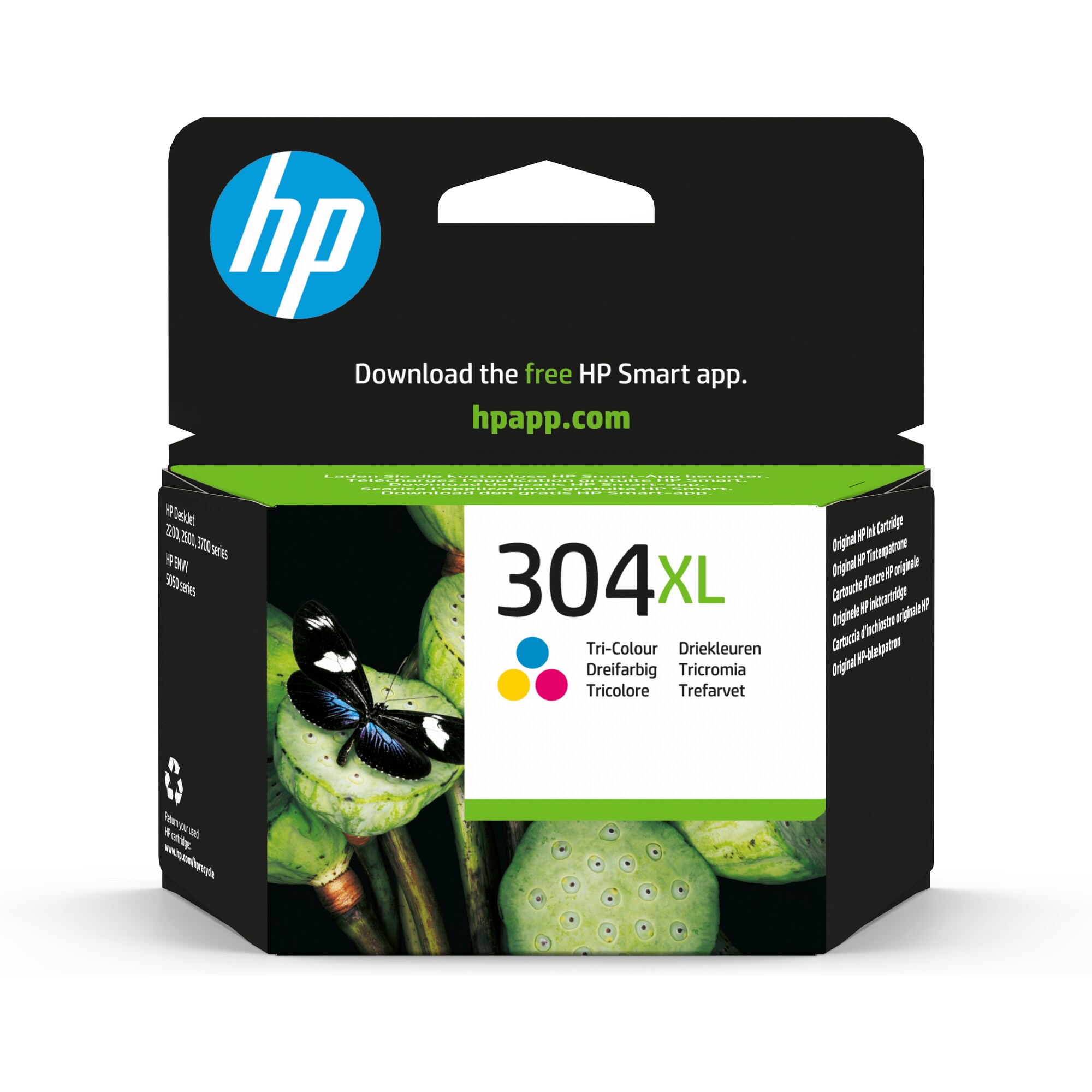 HP 304XL Tri-color Ink Cartridge (N9K07AE#BA3)