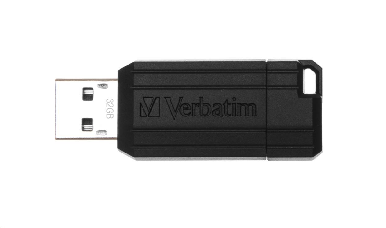 VERBATIM USB Flash Disk Store 'n' Go PinStripe 32GB - černá (49064)