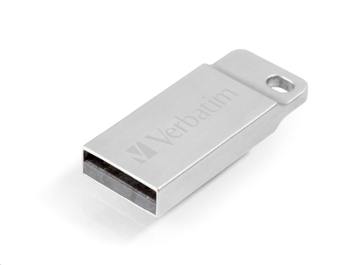 VERBATIM USB Flash Disk METAL EXECUTIVE USB 2.0, 32GB - Silver (98749)