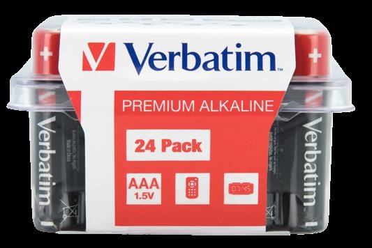 VERBATIM  Alkalická Baterie AAA 24 Pack / LR03 49504