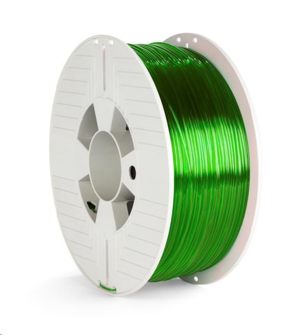 VERBATIM 3D Printer Filament PET-G 1.75mm, 327m, 1kg green transparent 55057