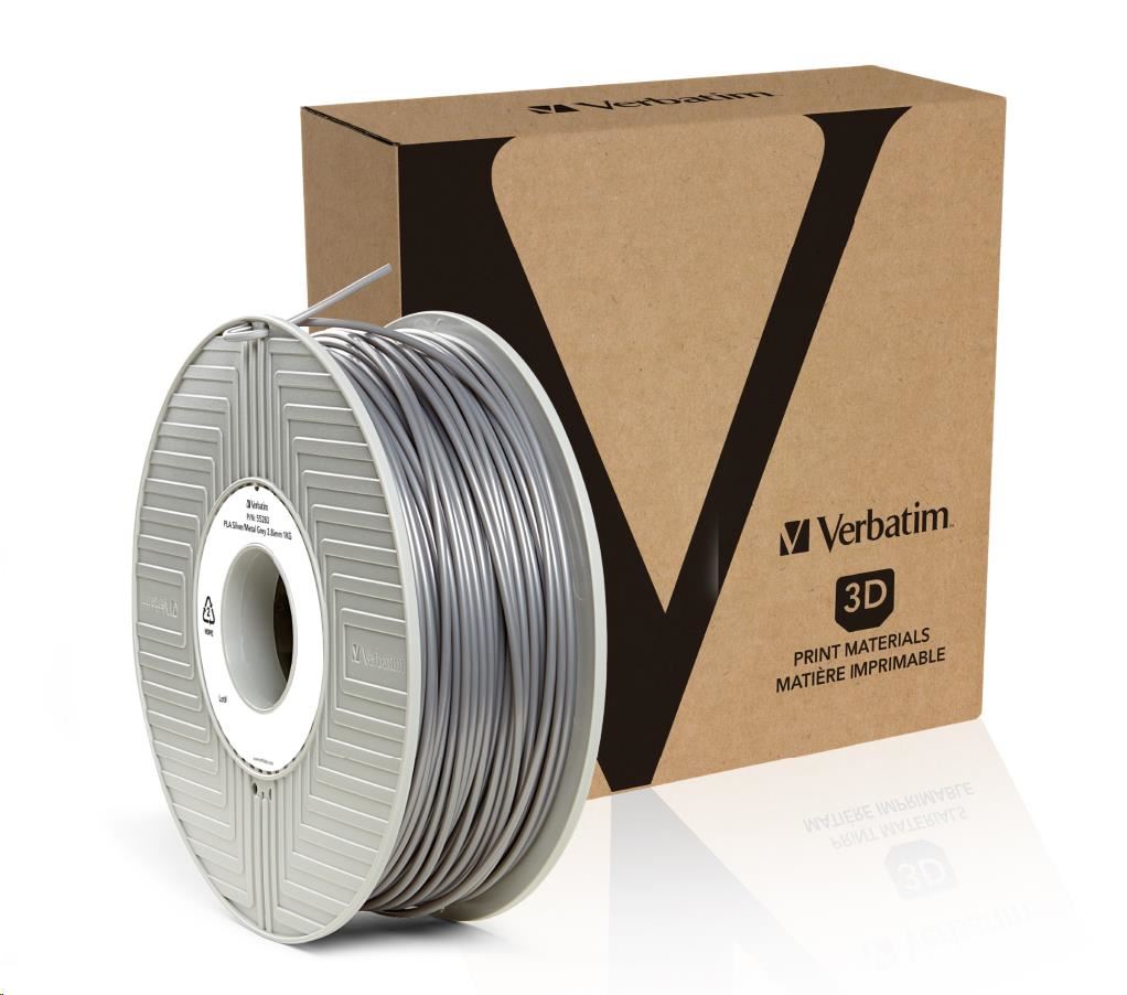 VERBATIM 3D Printer Filament PLA 2.85mm, 126m, 1kg black 55327