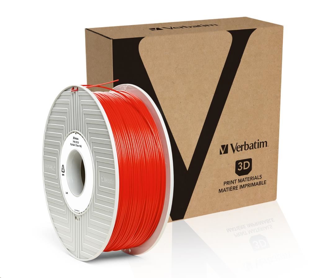 VERBATIM 3D Printer PLA 1,75mm ,335m, 1kg red