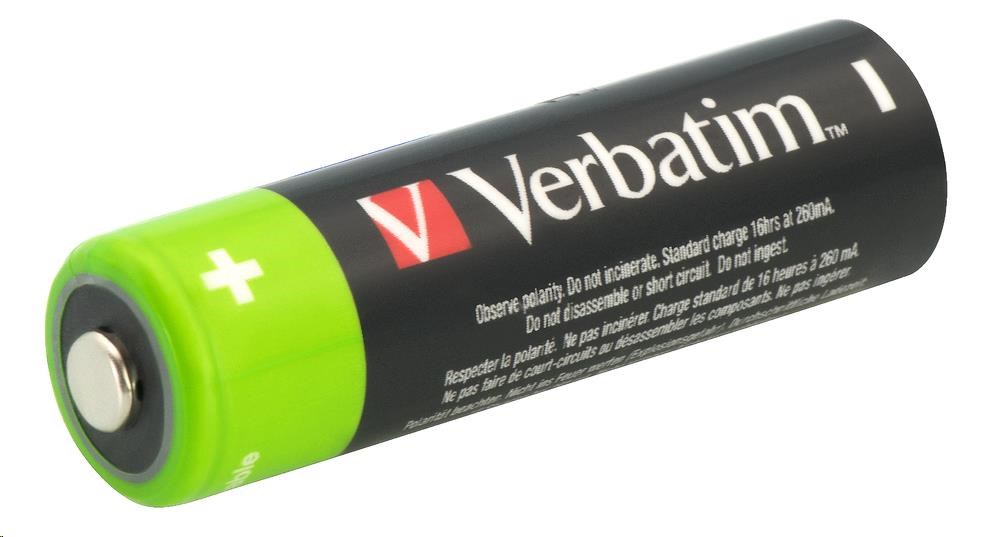 VERBATIM Nabíjecí baterie AA Premium 4-Pack  2600 mAh 49517