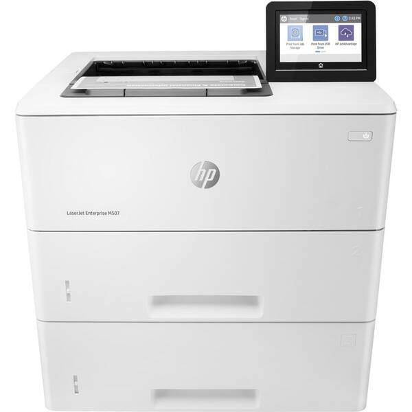 HP LaserJet Enterprise M507x (A4, 43 ppm, USB 2.0, Ethernet,Duplex, Tray) 1PV88A#B19