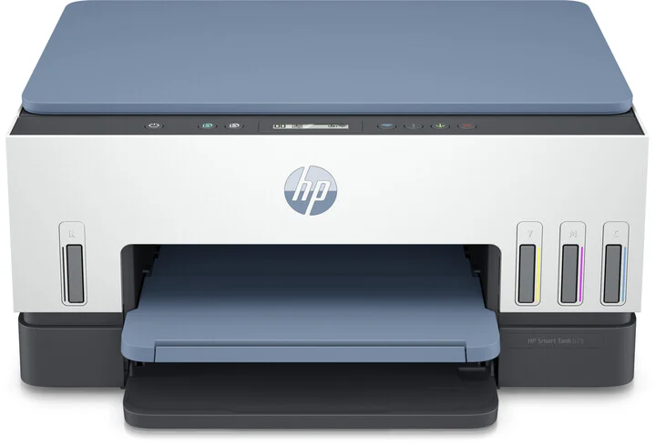 HP All-in-One Ink Smart Tank 675 (A4, 12/7 ppm, USB, Wi-Fi, Print, Scan, Copy, duplex)