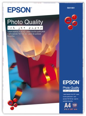 EPSON Paper A4 Photo Quality Ink Jet ( 100 sheets ) (C13S041061)