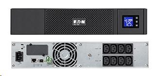 Eaton 5SC 1500i Rack 2U, UPS 1500VA / 1050W, 8 zásuvek IEC, LCD (5SC1500IR)