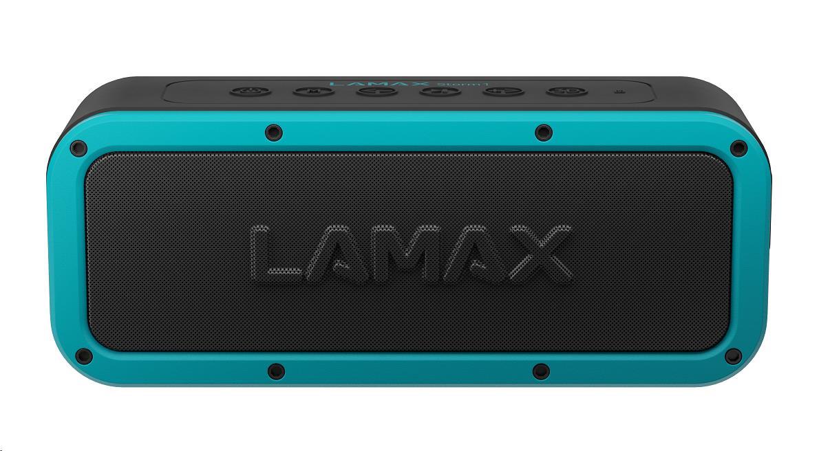 LAMAX Storm1 - Bluetooth reproduktor - tyrkysový 8594175353839