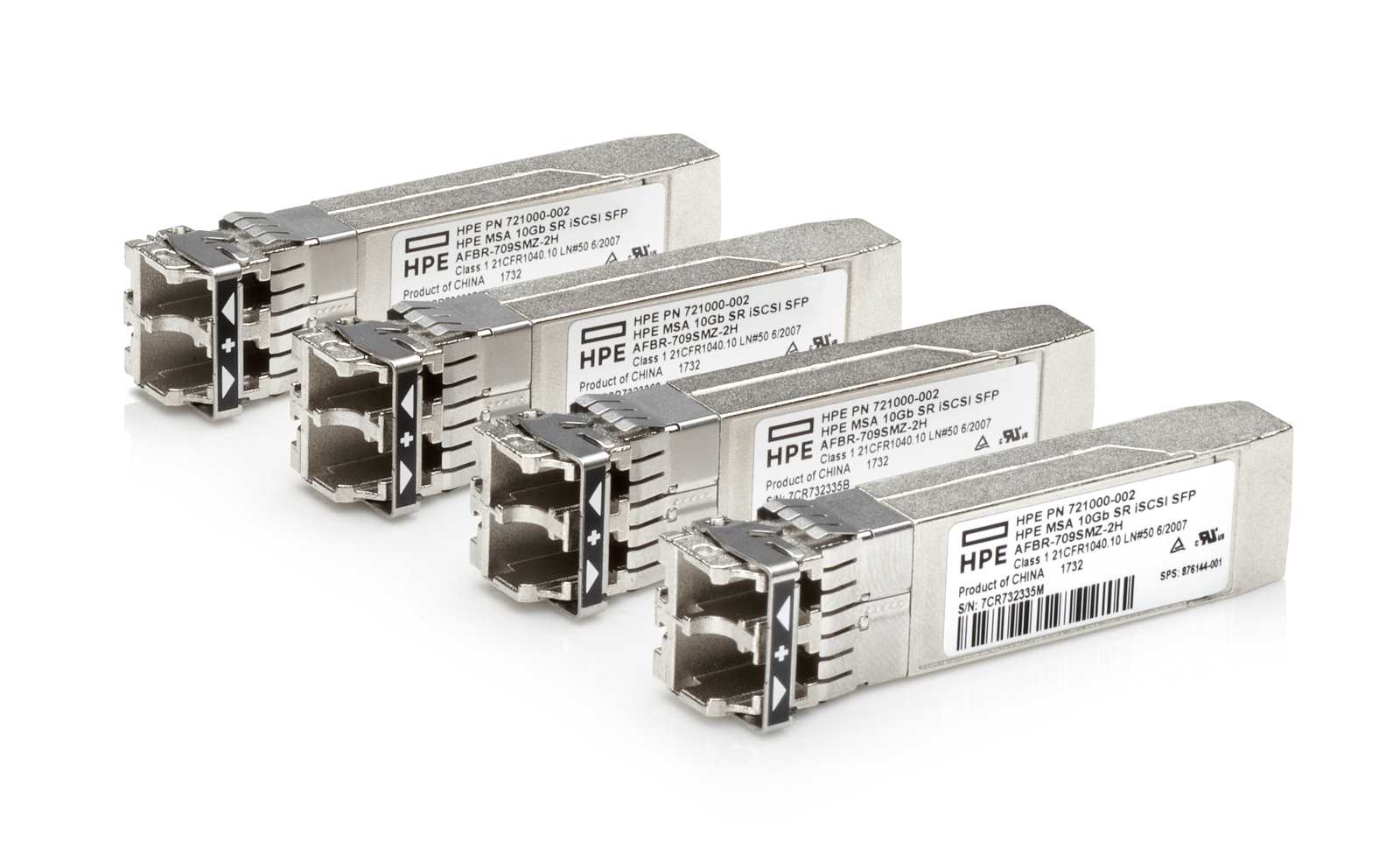 HPE MSA 10Gb Short Range iSCSI SFP+ 4-pack Transceiver C8R25B