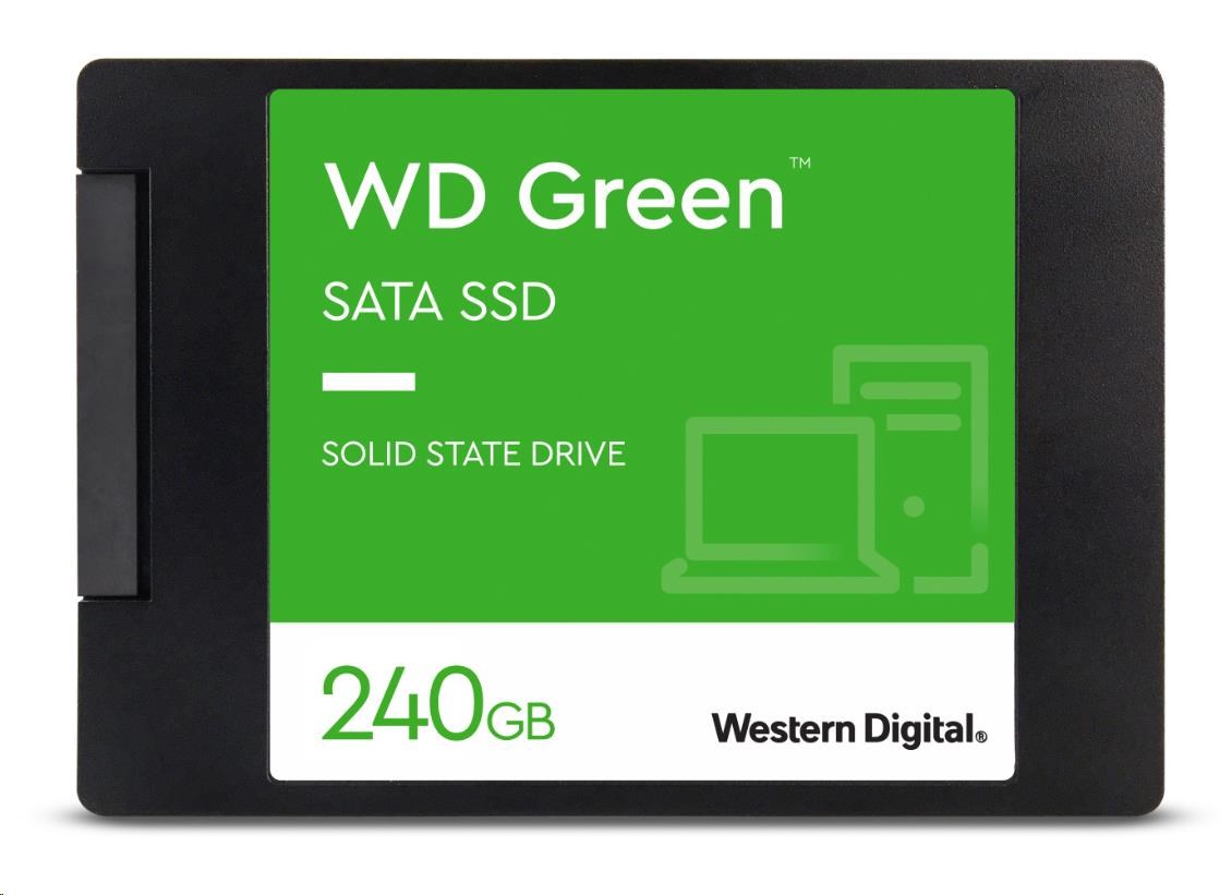 WD GREEN SSD 3D NAND WDS240G3G0A 240GB SATA/600, (R:500, W:400MB/s), 2.5"