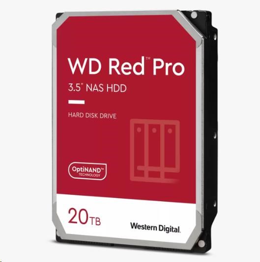 WD RED Pro NAS WD201KFGX 20TB, SATA III 3.5", 512MB 7200RPM, 268MB/s, CMR