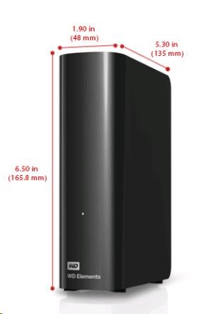 WD Elements 4TB, USB3.0, WDBWLG0040HBK-EESN