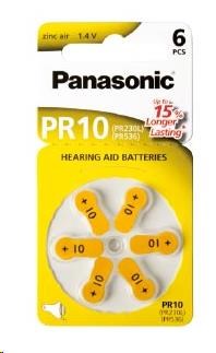 Panasonic baterie do naslouchadel 6ks PR10(230)/6LB