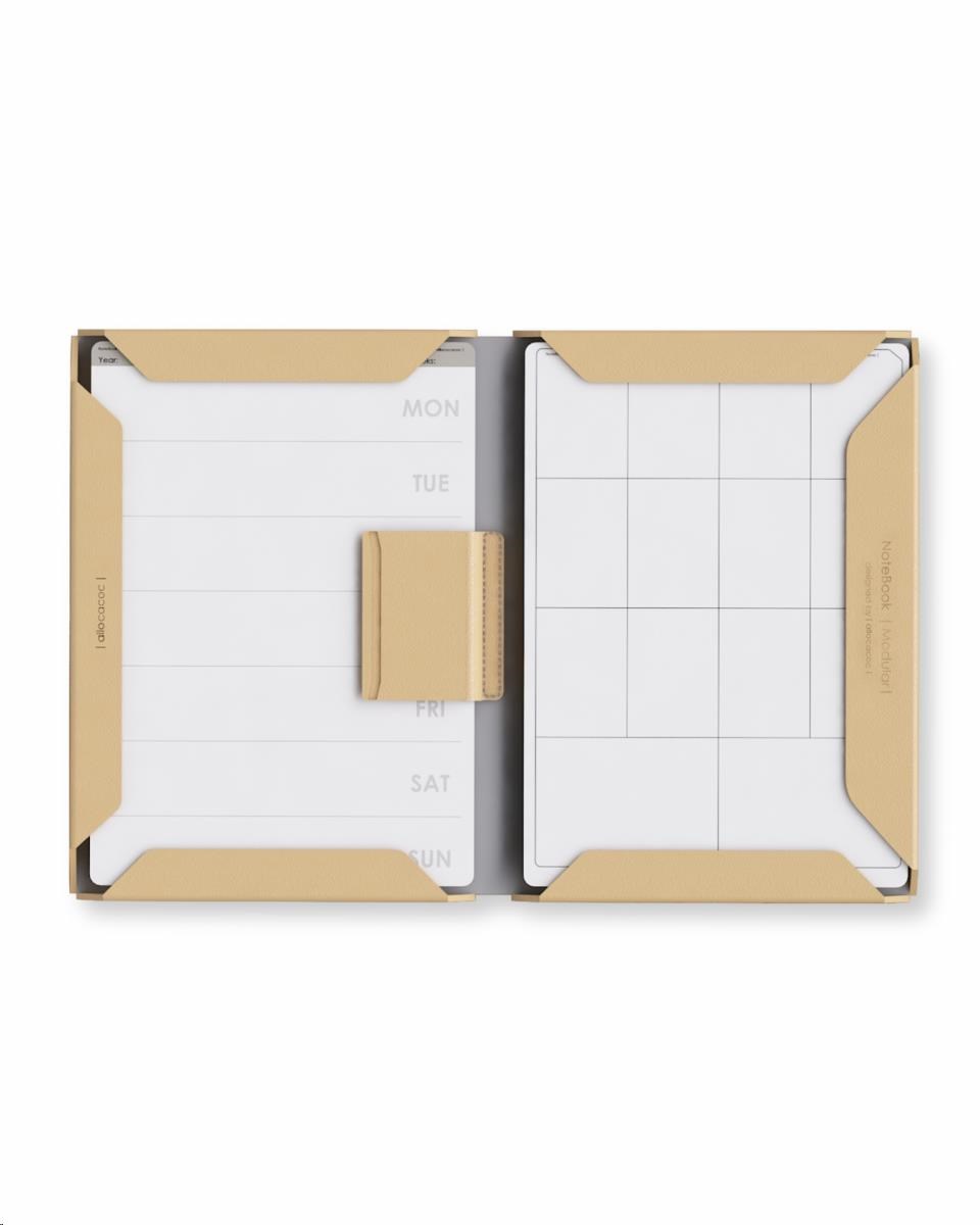 PowerCube Allocacoc Notebook Modular A4 Polyester brown V. 8719186008466