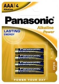 PANASONIC Alkalické baterie Alkaline Power LR03APB/4BP AAA 1,5V (Blistr 4ks)