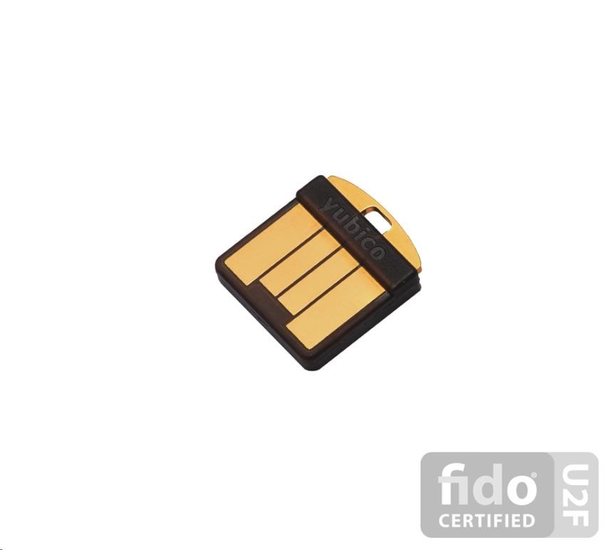 YubiKey 5 Nano - USB-A, klíč/token s vícefaktorovou autentizaci, podpora OpenPGP a Smart Card (2FA)