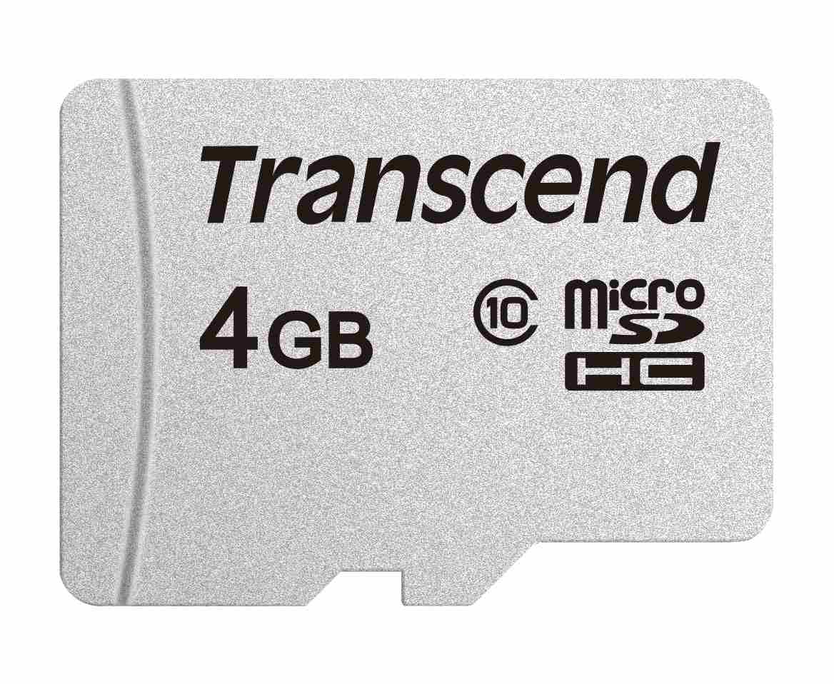 TRANSCEND MicroSDHC karta 4GB 300S, Class 10, bez adaptéru TS4GUSD300S