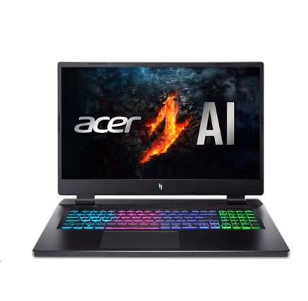 ACER NTB Nitro 17 (AN17-42-R0X0), Ryzen9 8945HS,17,3" QHD,32GB,1024GB SSD,GeForce RTX 4070,W11H,Black