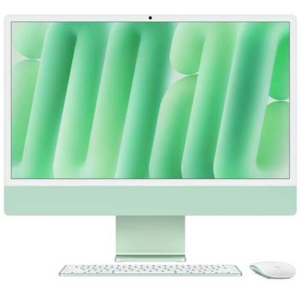 Apple iMac 24'' 4.5K display M4 chip 8-core CPU and 8-core GPU, 16GB, 256GB SSD - Green