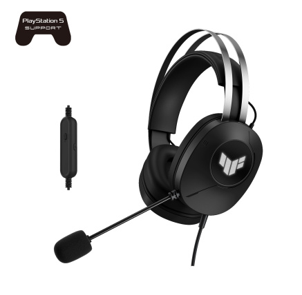 ASUS sluchátka TUF Gaming H1 GEN II, Drátový Herní Headset, černá