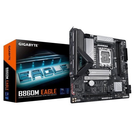 GIGABYTE MB Sc LGA1851 B860M EAGLE, Intel B860, 2xDDR5, 1xDP, 1xHDMI, mATX