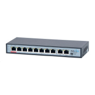 MaxLink PoE switch PSBT-10-8P-250 (náhrada za PSAT-10-8P-250), 10x LAN/8x PoE 250m, 802.3af/at/bt-rozbaleno