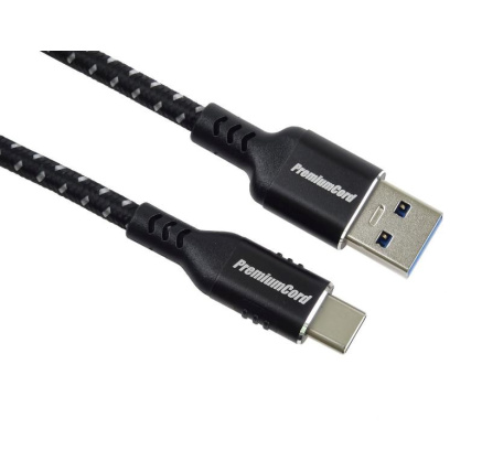 PREMIUMCORD Kabel USB-C na USB 3.0, 5Gbit/s, 2m