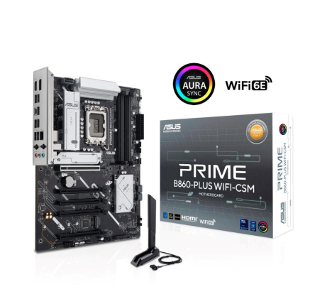 ASUS MB Sc LGA1851 PRIME B860-PLUS WIFI, Intel B860, 4xDDR5, 1xDP, 1xHDMI, WiFi, ATX