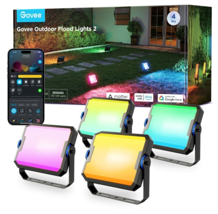 Govee Flood Lights 2 venkovní SMART LED světla 4ks