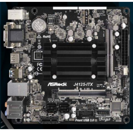 BAZAR - ASRock MB Int.procesor J4125-ITX, 2xDDR4, VGA, mini-ITX - Po opravě (Náhradní krabice)