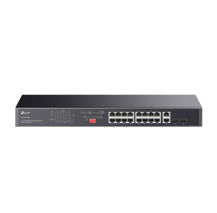 TP-Link CCTV switch TL-SG1218MP (16xGbE, 2xGbE/2xSFP combo, 16xPoE+, 250W)