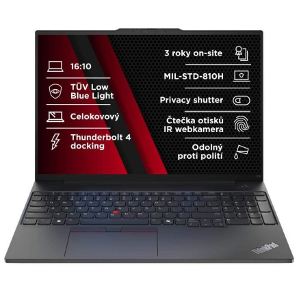 LENOVO NTB ThinkPad E16 G2 - Ultra7 155H,16" WUXGA,32GB,1TBSSD,IRcam,W11P