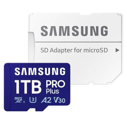 Samsung micro SDXC karta 1TB PRO Plus + SD adaptér