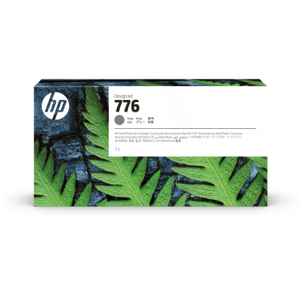 HP 776 1-liter Gray Ink Cartridge