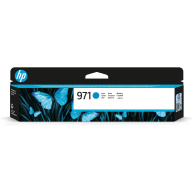HP 971 Cyan Ink Cart, CN622AE (2,500 pages)