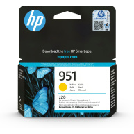 HP 951 Yellow Original Ink Cart, CN052AE (700 pages)