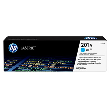 HP 201A Cyan LJ Toner Cartridge, CF401A (1,330 pages)