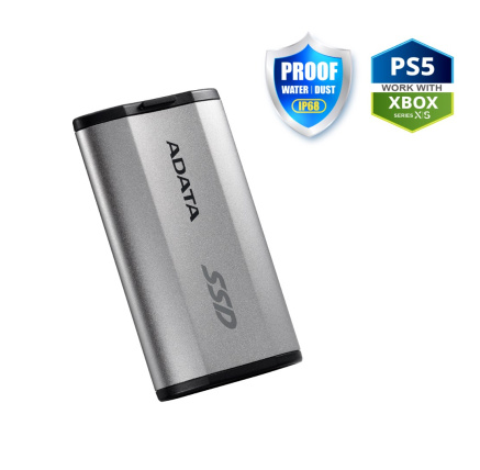 ADATA External SSD 500GB SD810 USB 3.2 USB-C, Stříbrná