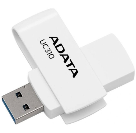 ADATA Flash Disk 128GB UC310, USB 3.2, bílá