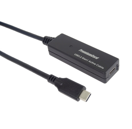 PREMIUMCORD USB-C repeater a prodlužovací kabel Male-Female, 5Gbps 5m